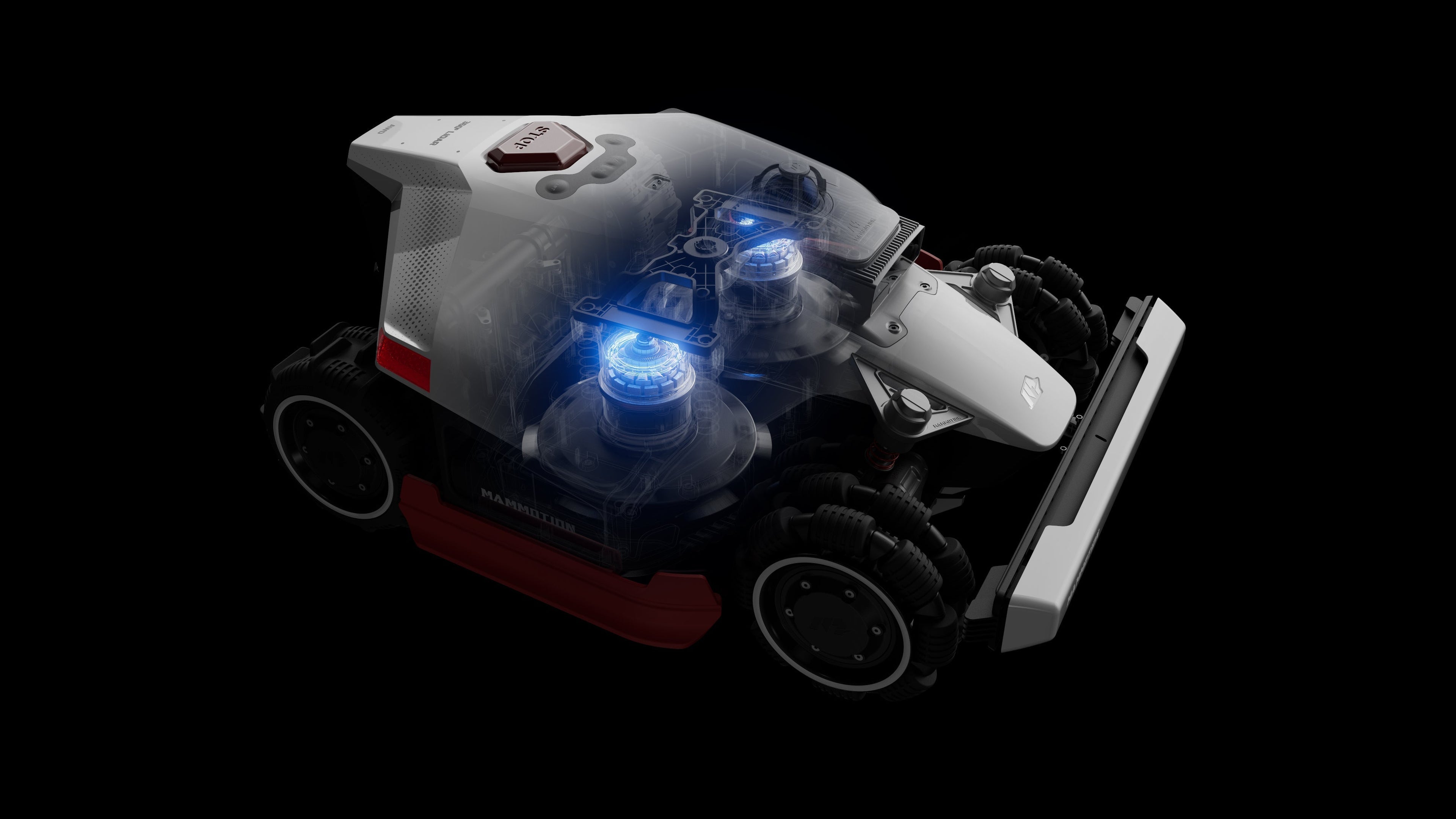 Mammotion LUBA 3 AWD 3000 Mähroboter – 360° LiDAR & NetRTK für 3.000 m² Rasenfläche