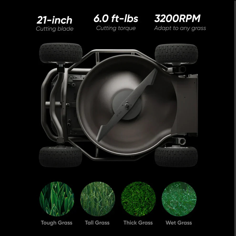 Mowrator S1 Mähroboter – Allrad, 18 Ah Akku, Fernsteuerung für bis zu 4.500 m² Rasen