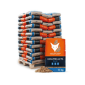 Heizfuxx Blue ENplus A1 Holzpellets – 975 kg Palette (65 x 15 kg) Premium Pelletöfen Holzpellets