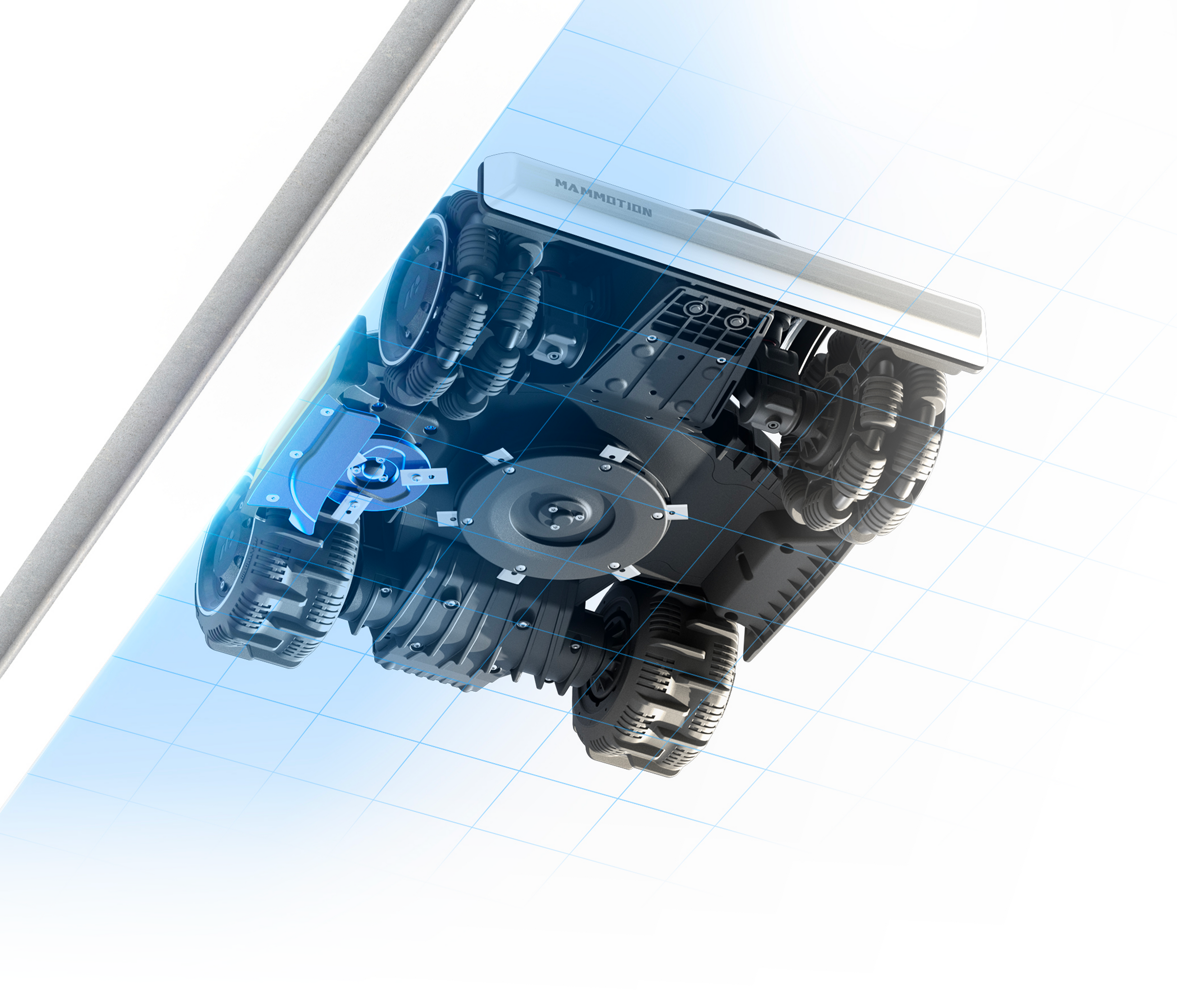 Mammotion LUBA Mini 2 AWD 1000 Mähroboter – Tri-Kamera Vision & Kantenschneider für 1.000 m² Rasen